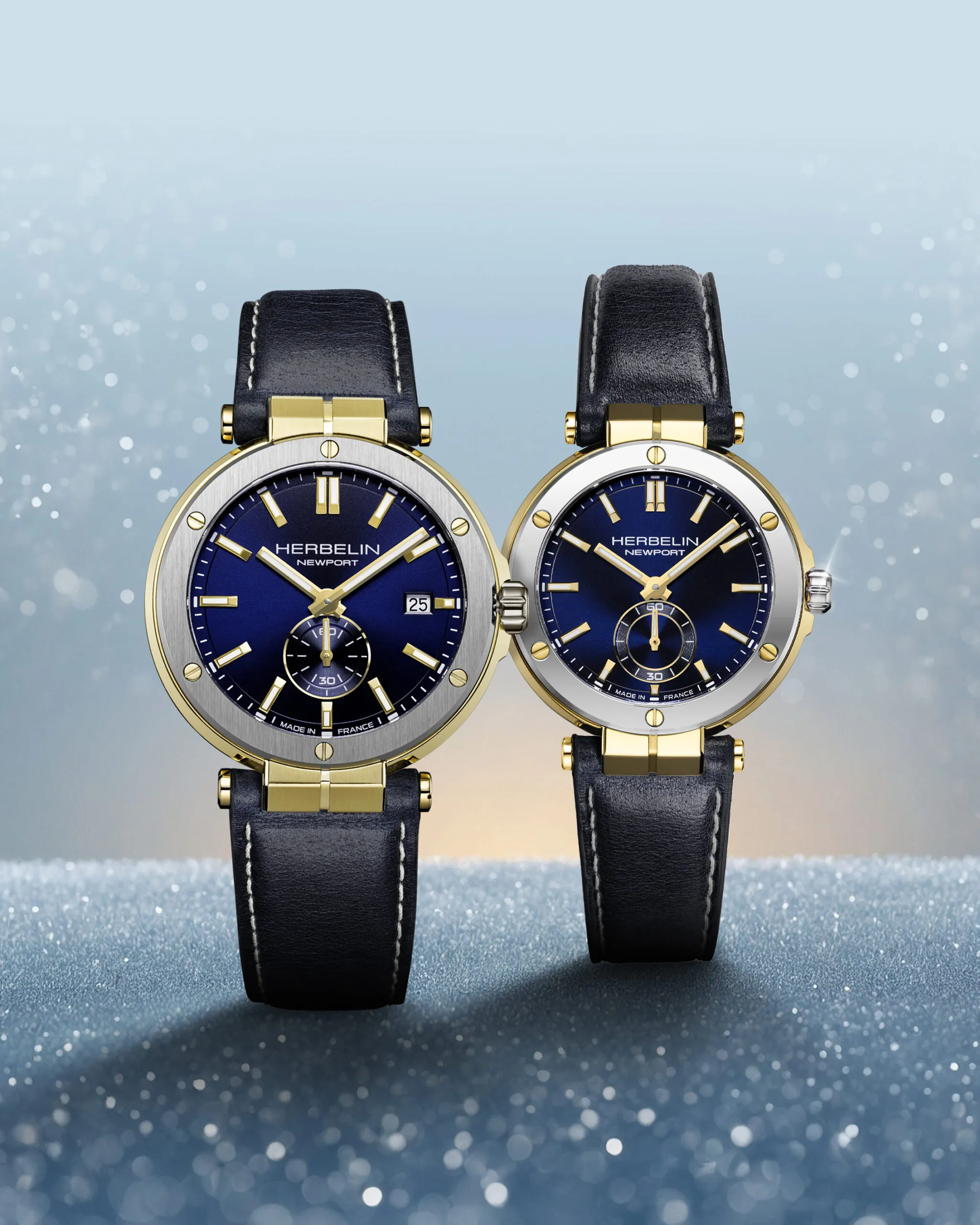 NEWPORT – QUARTZ – ACIER BICOLORE CUIR 18389T1N35 18289T1N35 scaled